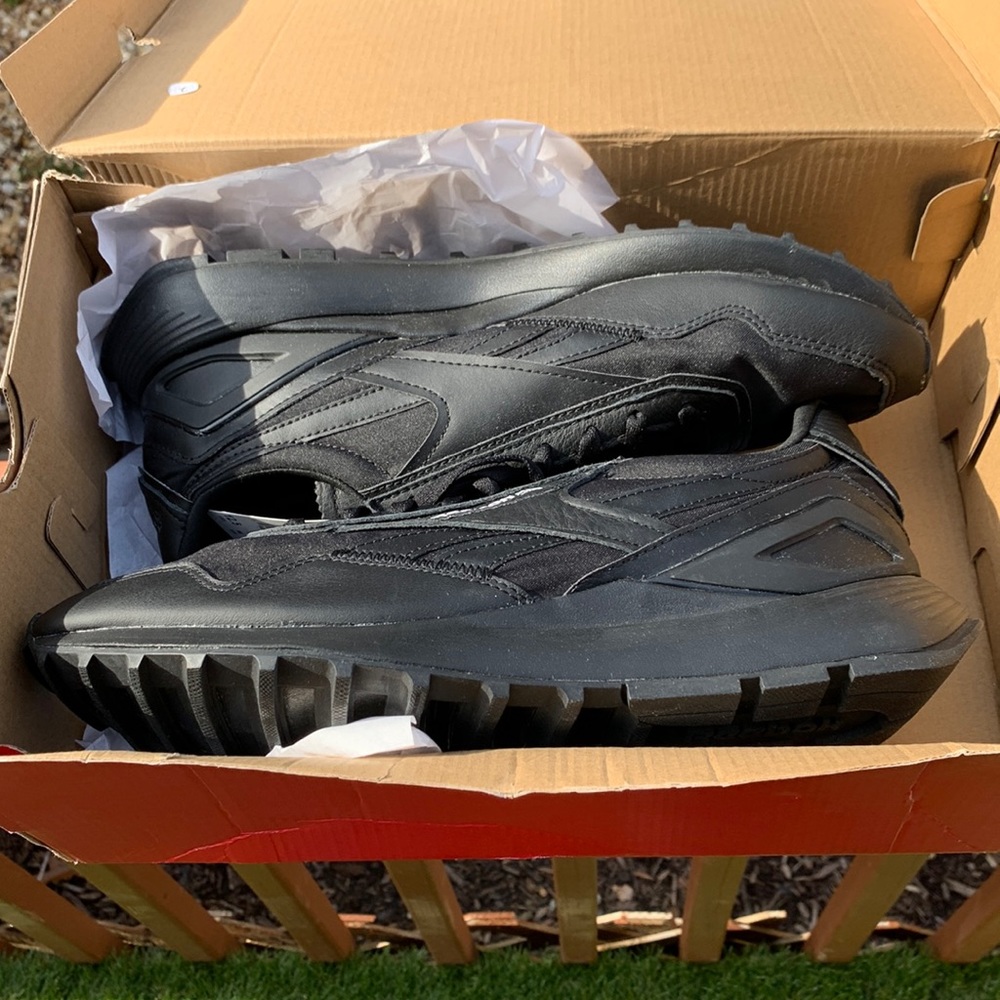 Reebok Men's Classic Leather Legacy AZ | Size 12.5 | Black # H68650 - Picture 2 of 16